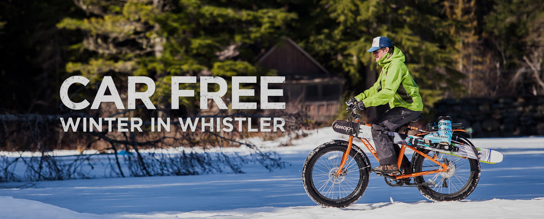 Electric Fat Bike A “Car-Free” Winter in Whistler