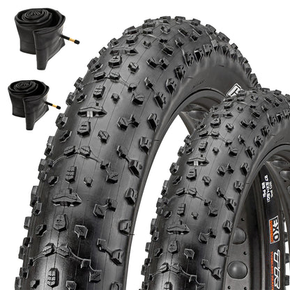 Maxxis Colossus Fat Tire EXO TR (2PCS) 27.5 x 4.5" & Valve Tubes