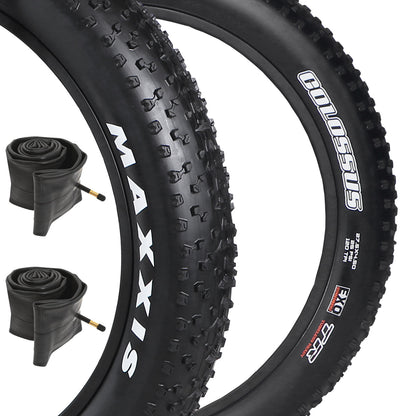 Maxxis Colossus Fat Tire EXO TR (2PCS) 27.5 x 4.5" & Valve Tubes