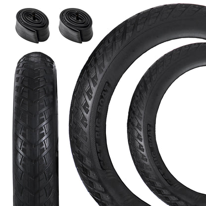 CST Big Boat Fat Tire (2PCS) - 20" x 4.0" & Valve Tube