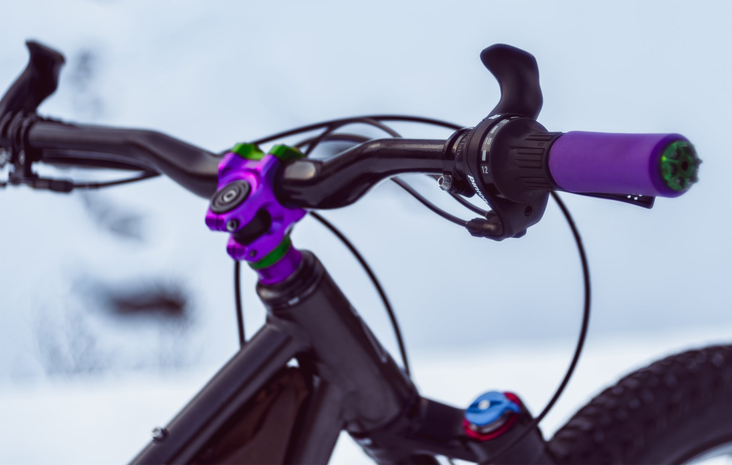 Purple mtb bars sale