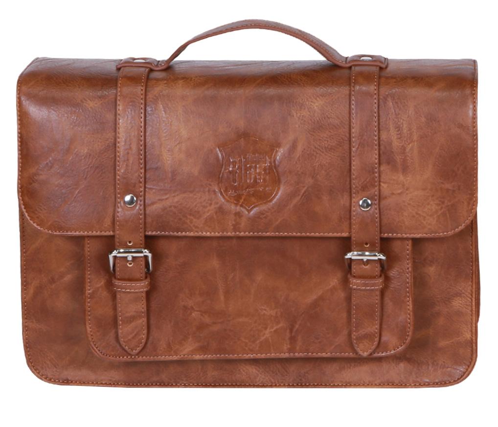 Michael Blast Pannier Leather Case - LT Brown