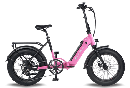 Pink folding bike hotsell